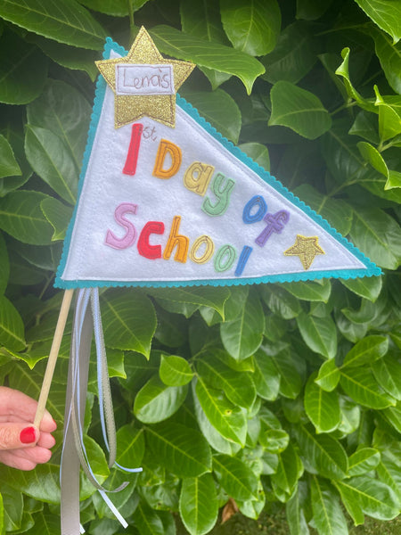 First Day of School Flag