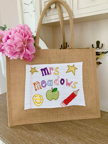 Personalised Teacher Bag