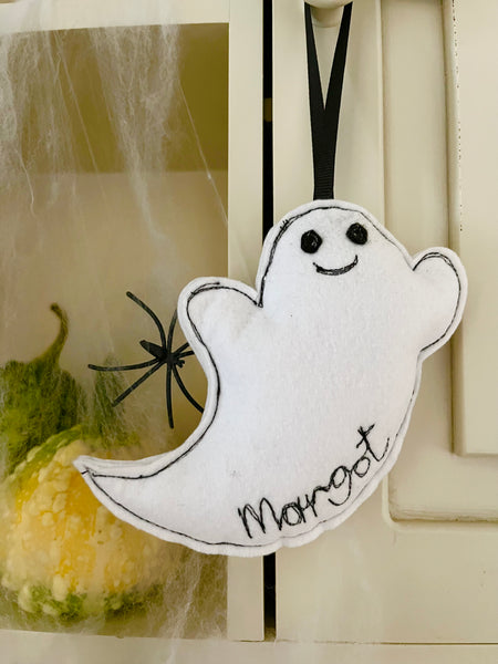 Personalised Halloween Basket Tag