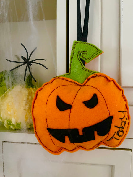 Personalised Halloween Basket Tag