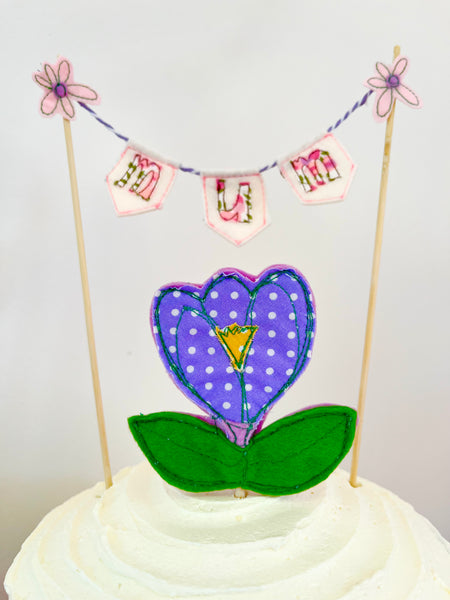 Mini Bunting Cake Topper