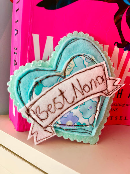 Liberty Mother's Day Heart Badges