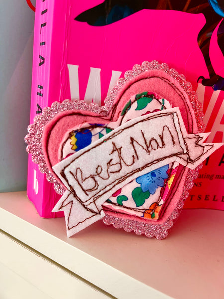 Liberty Mother's Day Heart Badges