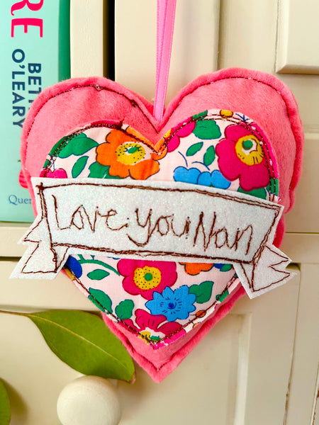 Liberty Mother's Day Hanging Hearts