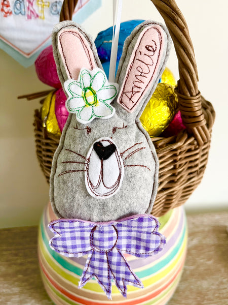 Girl Bunny hanging decoration
