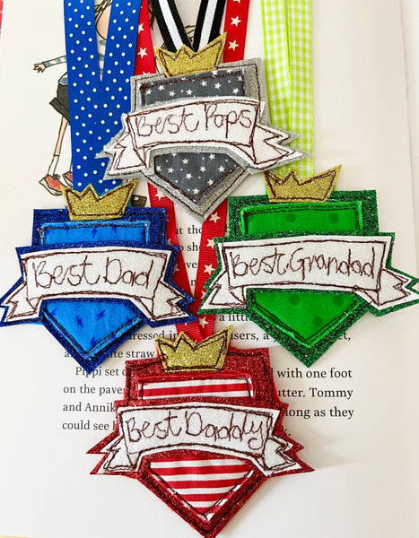Green Father's Day Medal
