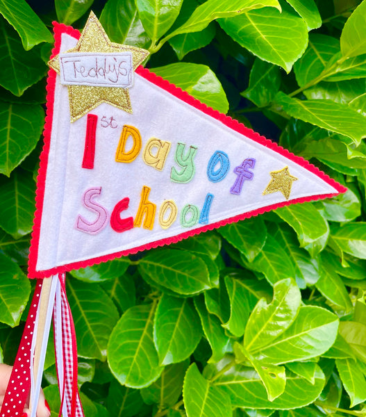 First Day of School Flag