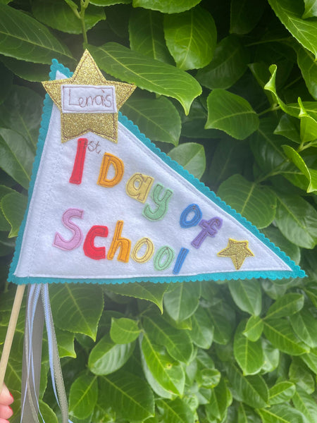 First Day of School Flag