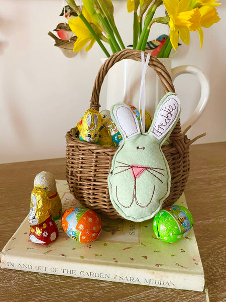 Easter Bunny Decoration (with bunny tail pocket)