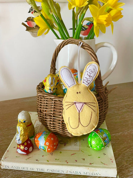 Easter Bunny Decoration (with bunny tail pocket)