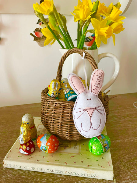 Easter Bunny Decoration (with bunny tail pocket)