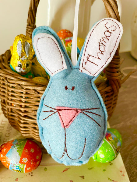 Easter Bunny Decoration (with bunny tail pocket)