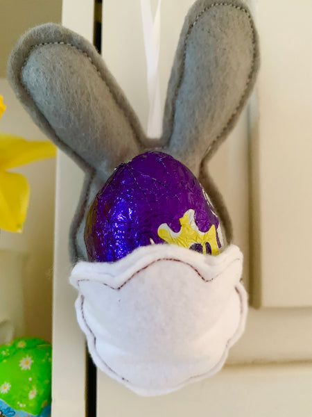 Easter Bunny Decoration (with bunny tail pocket)