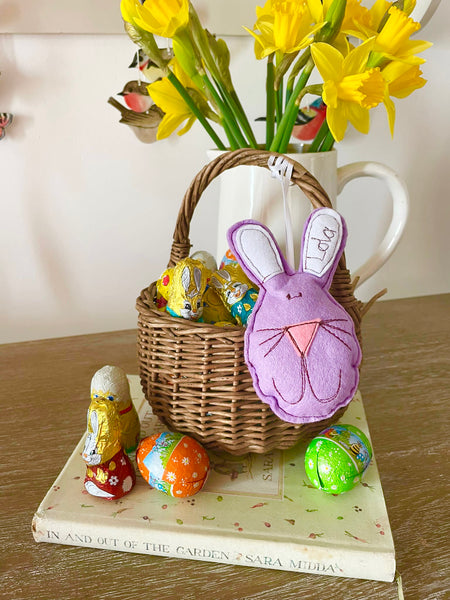 Easter Bunny Decoration (with bunny tail pocket)