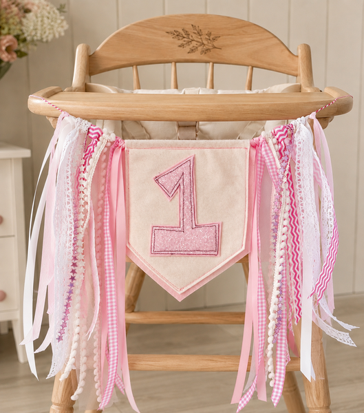 Personalised High Chair Banner or Hanging Decoration