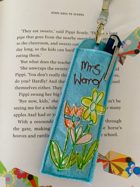 Personalised Teacher Pen Holder Lanyards