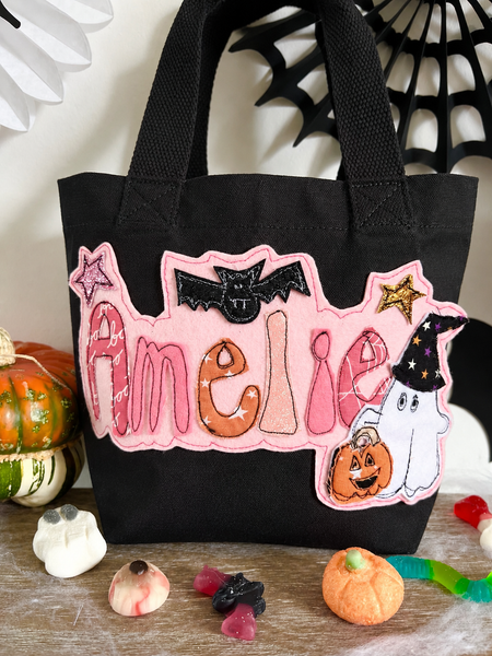 Trick or Treating Ghost and Bat Bag