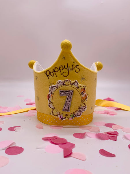 Girl Age Fixed Number Birthday Crown