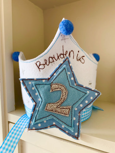 Boy Age Fixed Number Birthday Crown