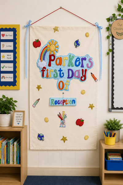 First Day of School Big Banner with changeable School Years