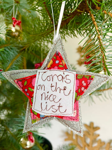 Nice List Star Decorations