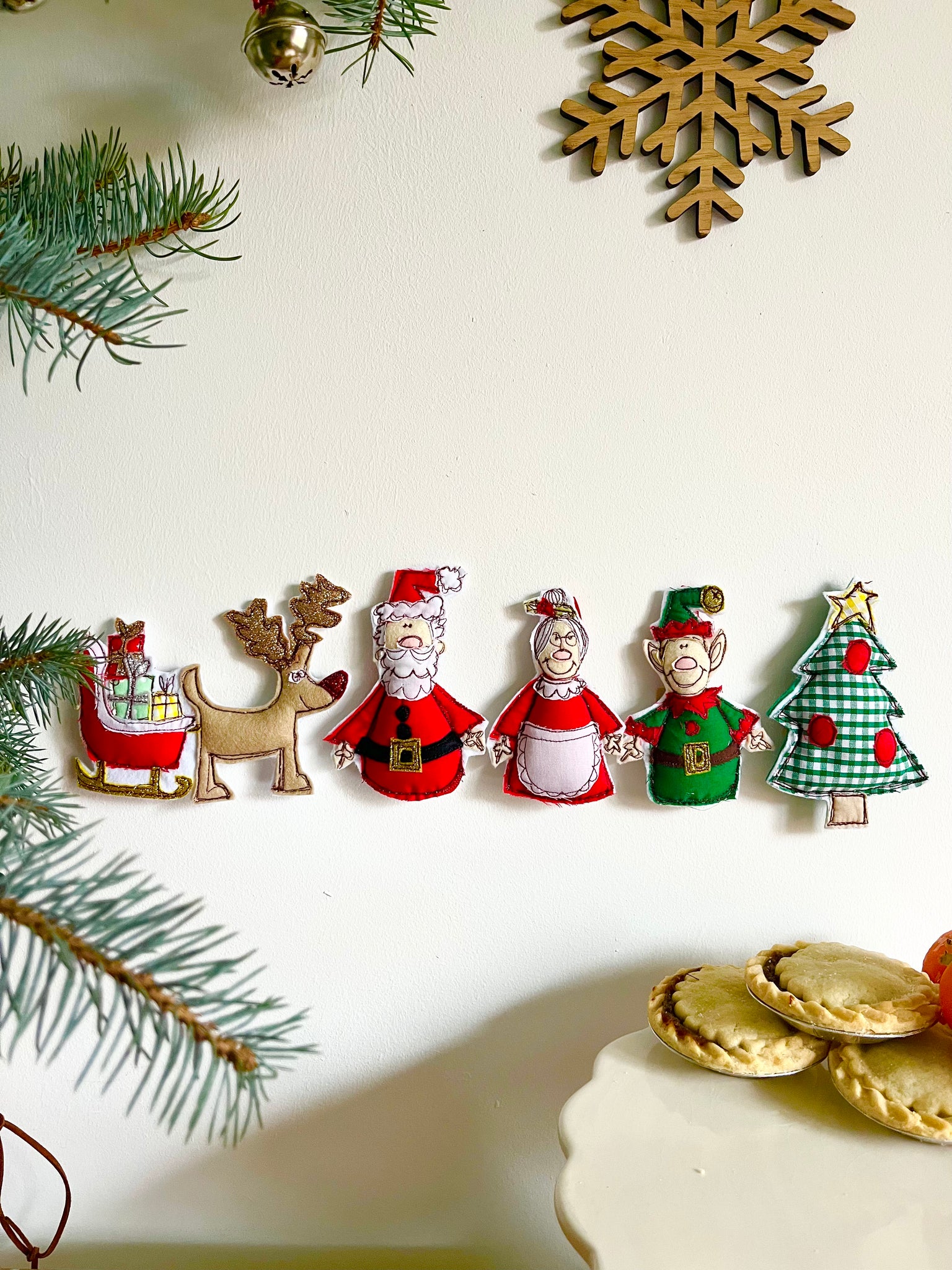 Father Christmas and His Family,The Full Set