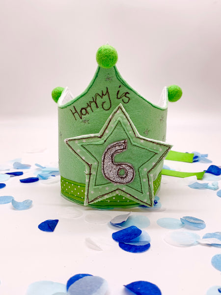 Boy Age Fixed Number Birthday Crown