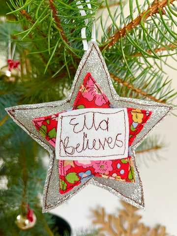 Believe Star Decorations