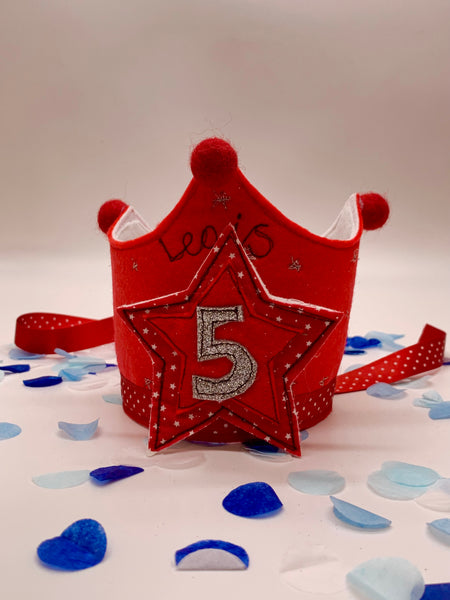 Boy Age Fixed Number Birthday Crown