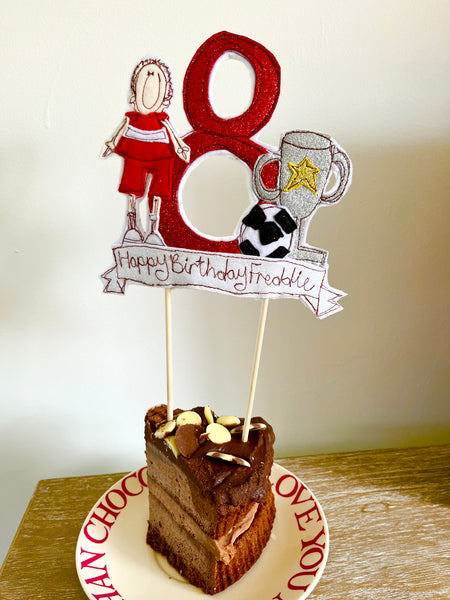 Football Cake Topper