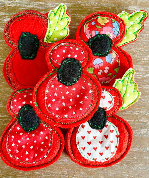 The Plain Poppy Badge