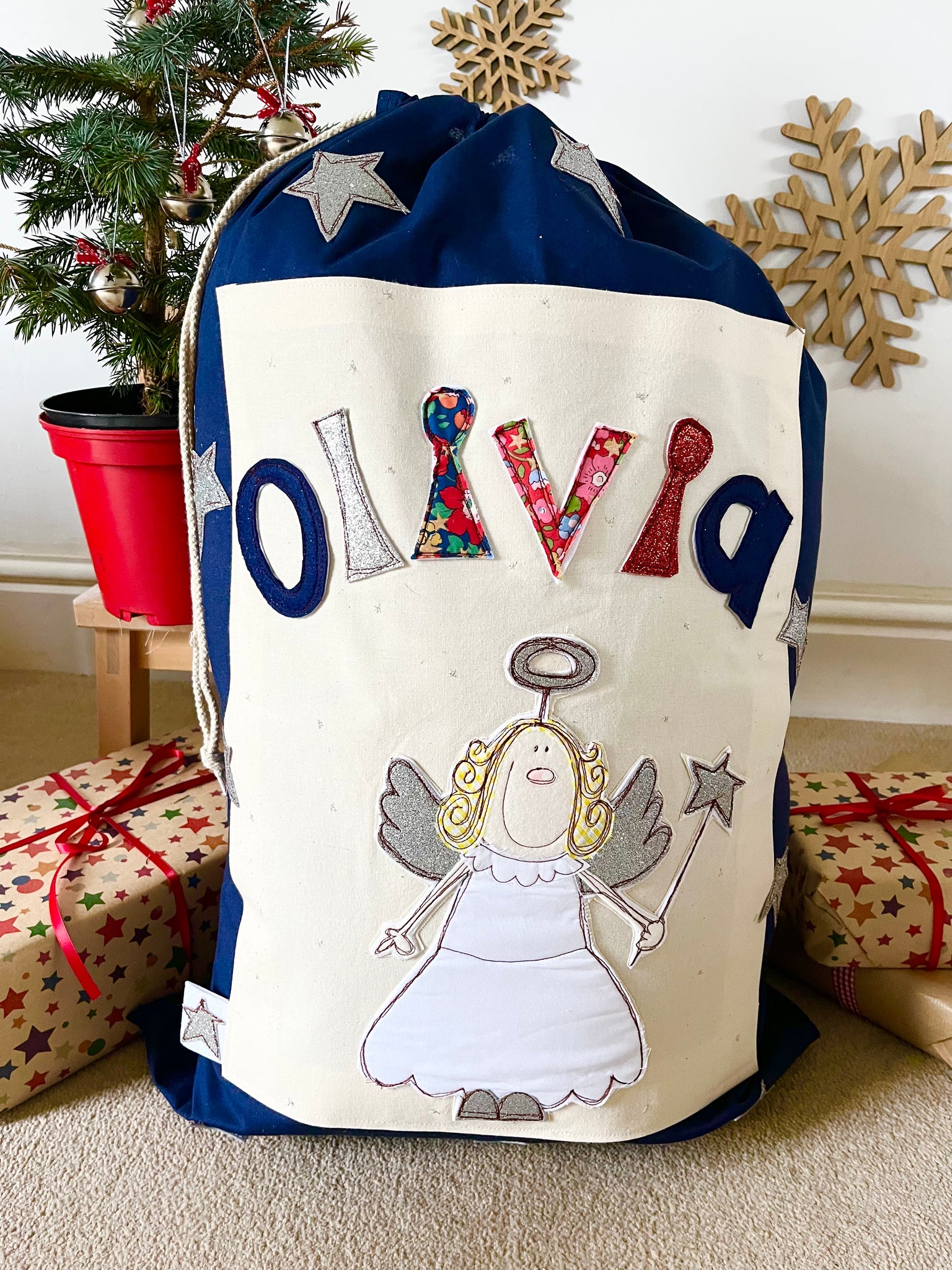 Angel Santa Sack