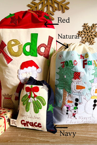 Christmas Car Santa Sack