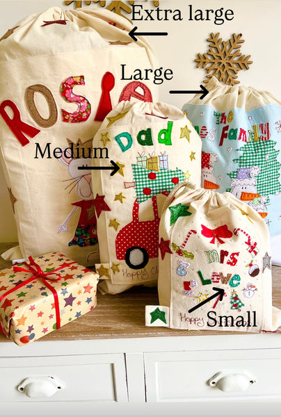 Christmas Mouse Santa Sack