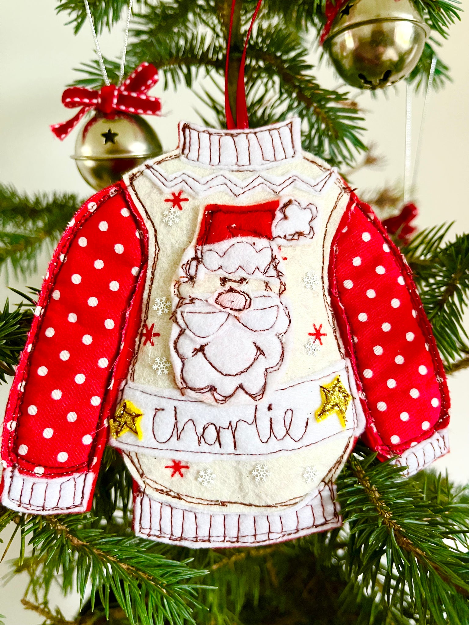Father Christmas Christmas Jumper Decoration