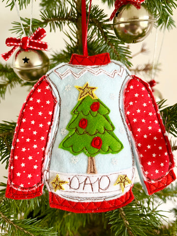 Tree Christmas Jumper Decoration