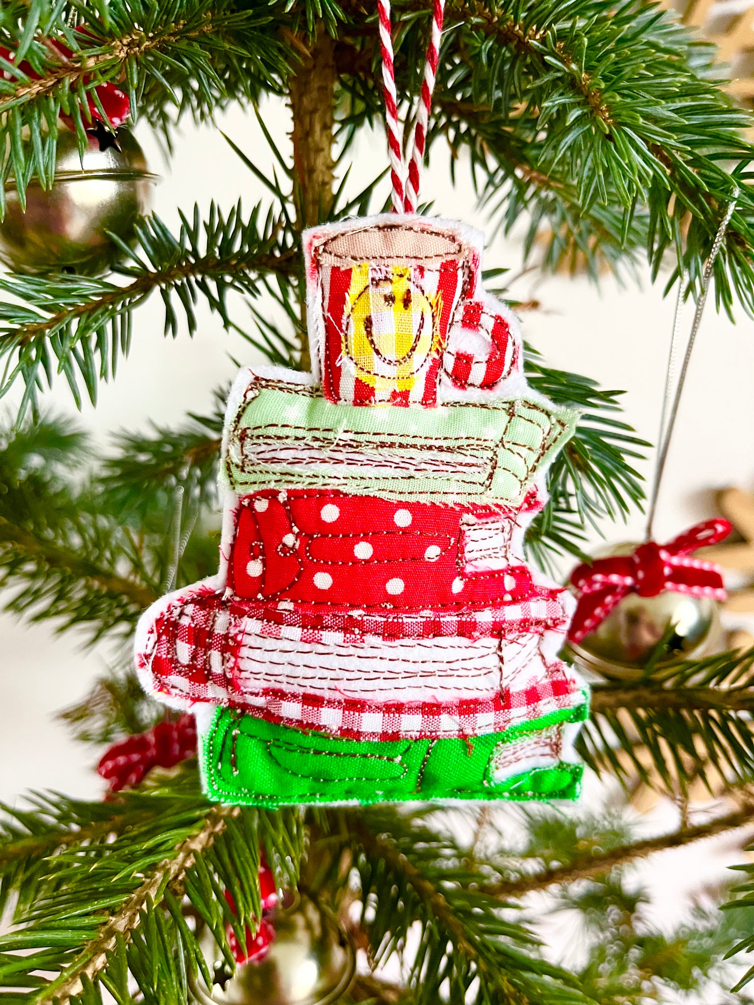 Pile of Christmas Books Decoration