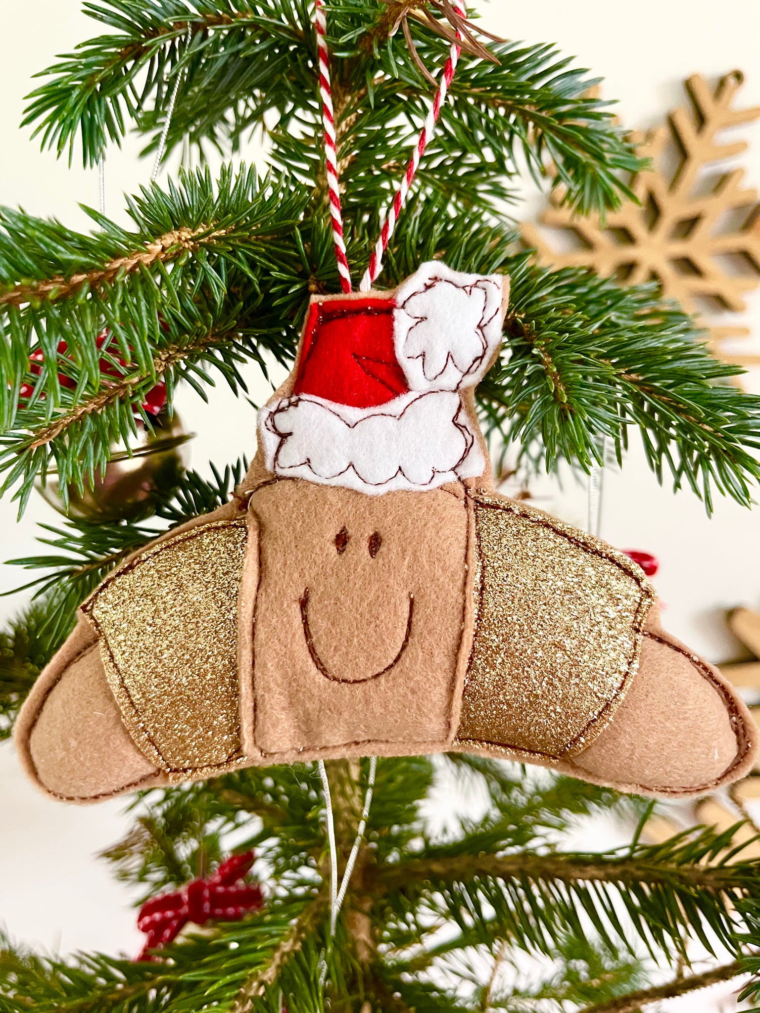 Christmas Croissant Decoration