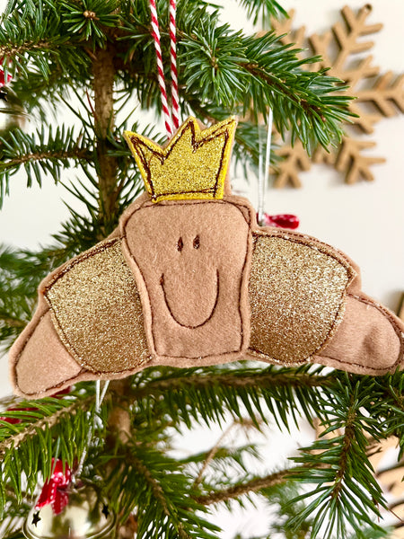 Christmas Croissant Decoration