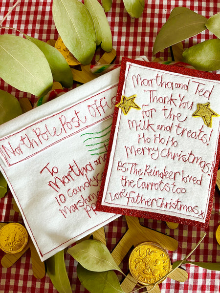 'Thank you for the Treats' Letter and Envelope