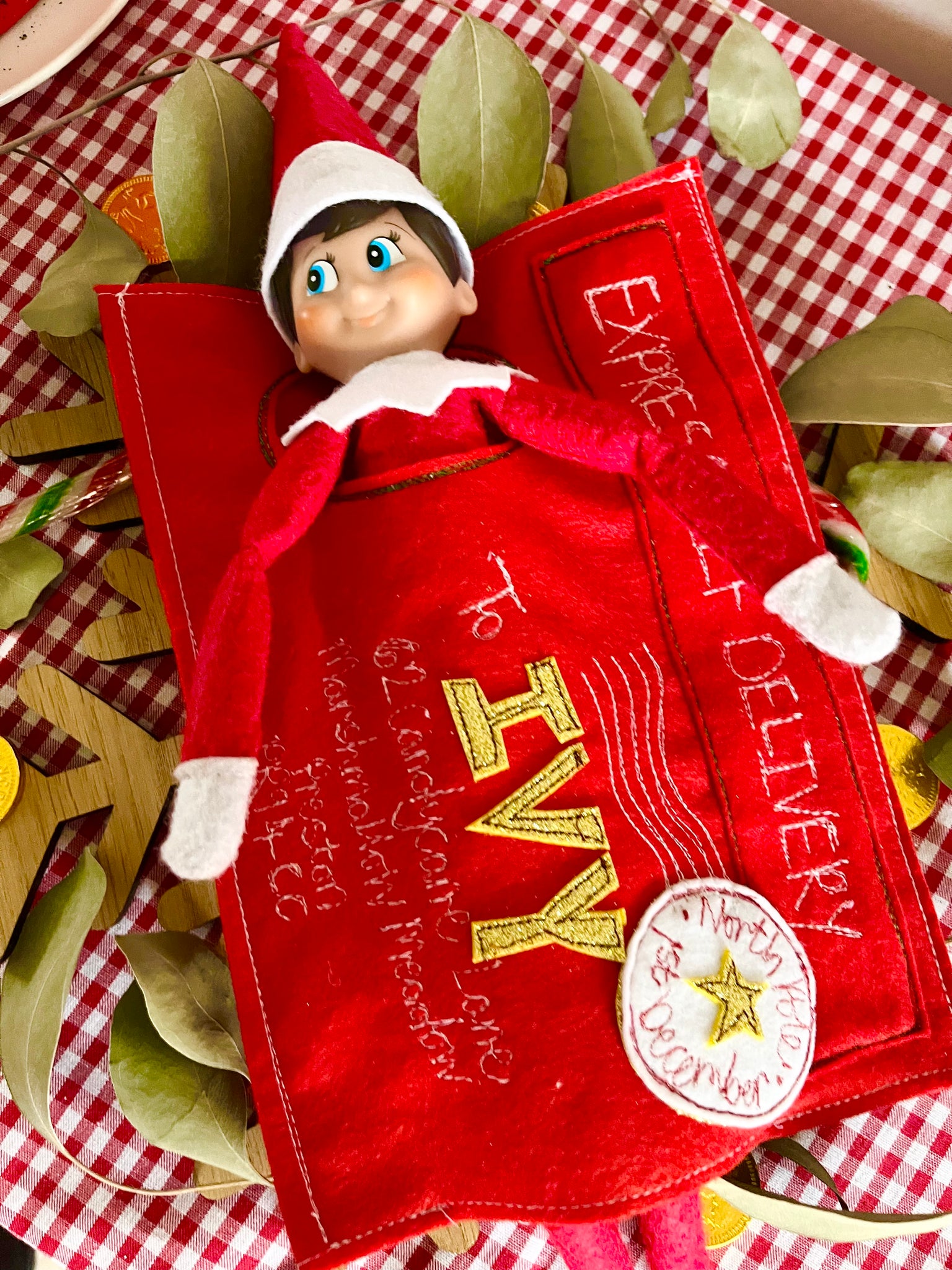 Elf Arrival Envelope