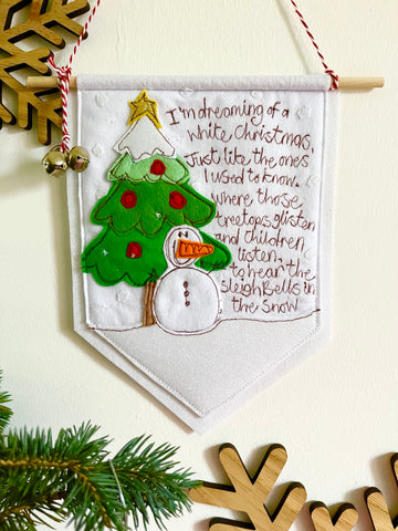 I'm Dreaming of a White Christmas Banner