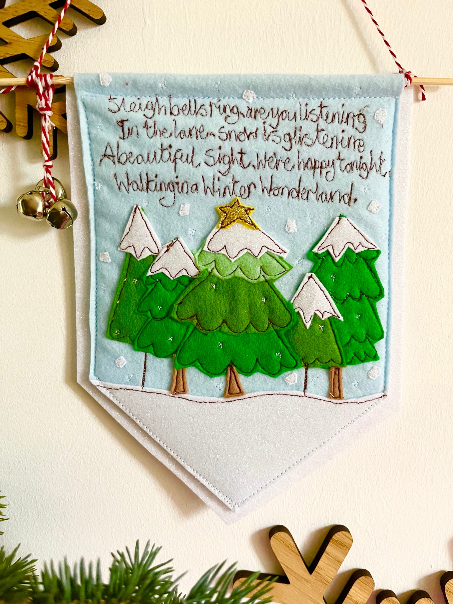 Walking in a Winter Wonderland Banner