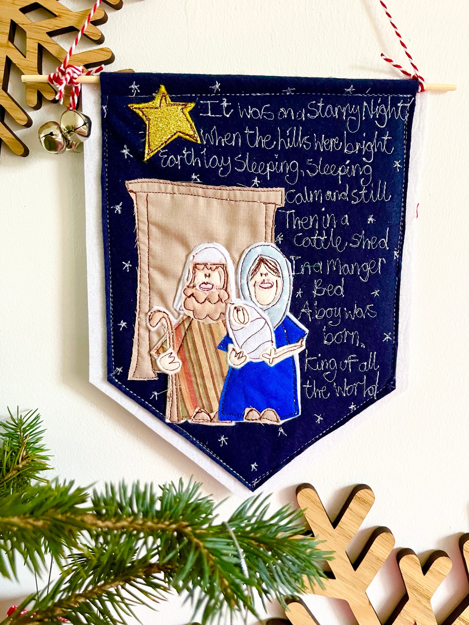 It was on a Starry Night Banner