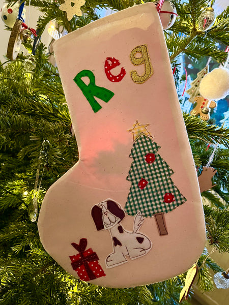 Personalised Christmas Dog Stocking