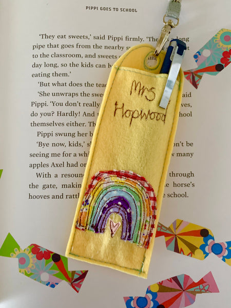 Personalised Teacher Pen Holder Lanyards