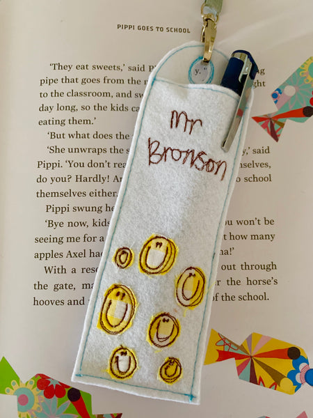 Personalised Teacher Pen Holder Lanyards