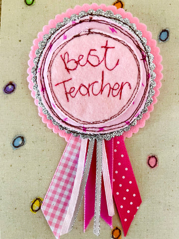 Best Teacher Badge