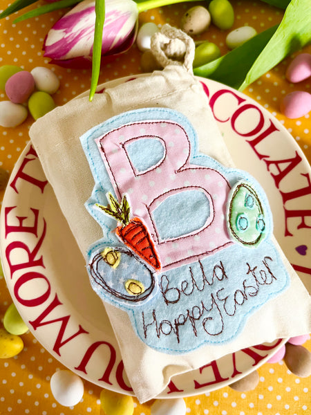 Dotty Fabric Easter Gift Bags