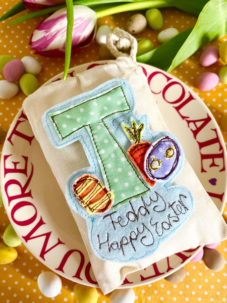 Dotty Fabric Easter Gift Bags